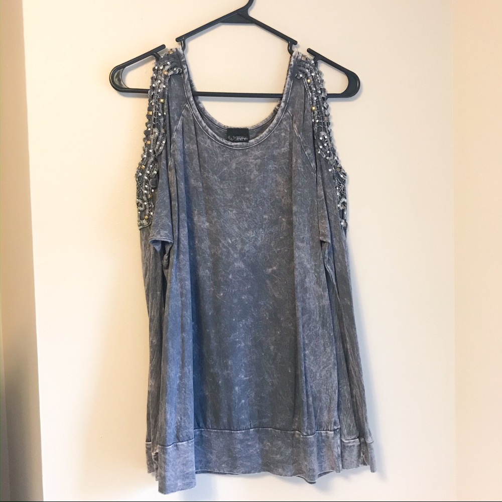 Daytrip Cold Shoulder Sweater